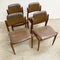 Set Of 4 Mid Century TH Brown By Johannes Anderson Dining Chairs