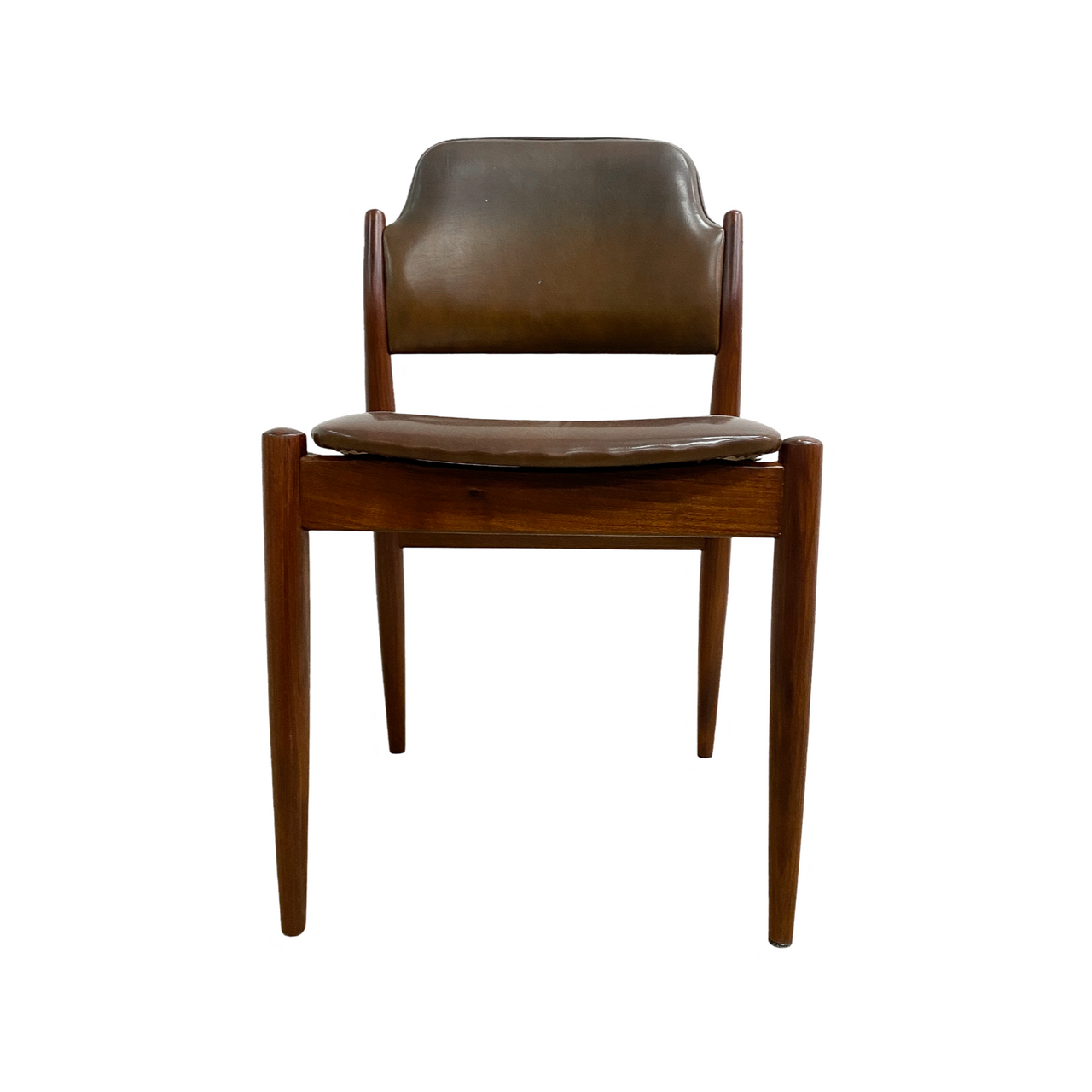 Set Of 4 Mid Century TH Brown By Johannes Anderson Dining Chairs