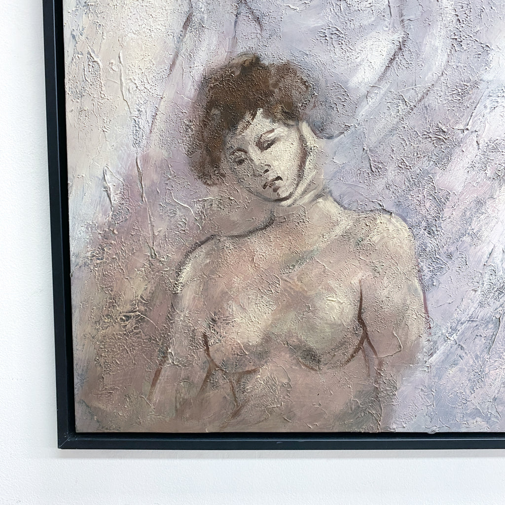 Mother and Son Acrylic Painting