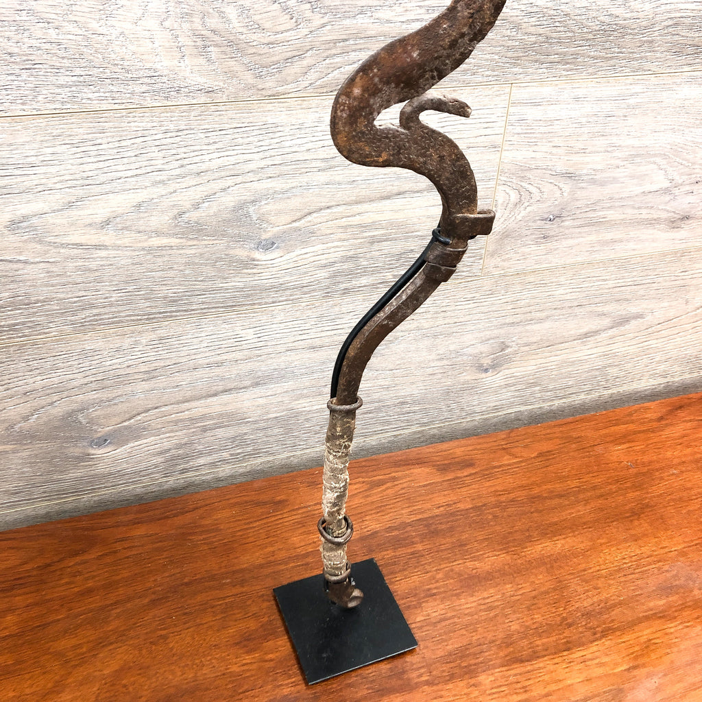 Mounted Decorative Wrought Iron Weapon