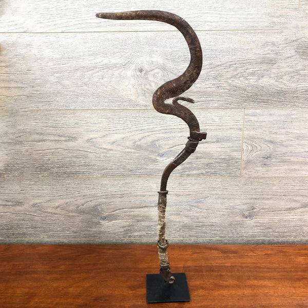 Mounted Decorative Wrought Iron Weapon