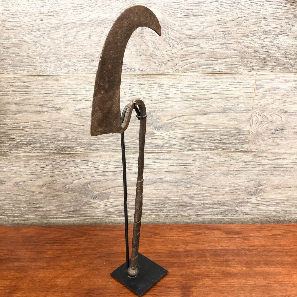 Mounted Wrought Iron Weapon