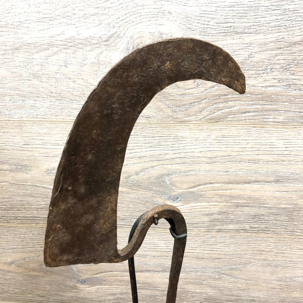 Mounted Wrought Iron Weapon