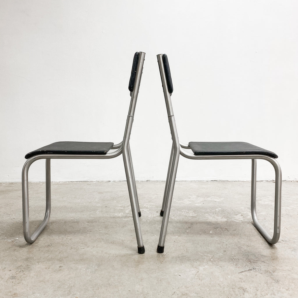Set Of 4 Namco Warren MC Carthur Industrial Chairs