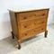 Napoleon III Mahogany Commode Spanish Yellow Valencia Marble Top