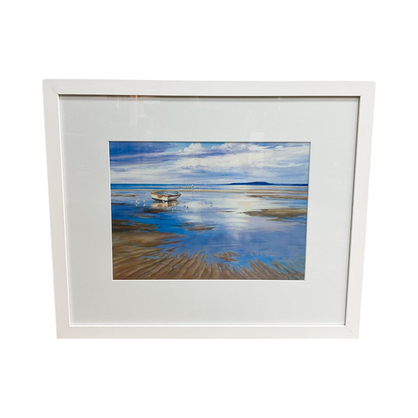 Newly Framed Print Stranded By The Afternoon Tide Artist Lyn Gorman-Mellady