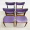 Set of Four Mid Century Parker Matchstick Dining Chairs