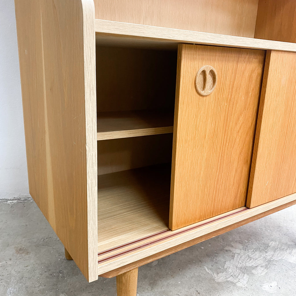 Oak Mid Century Bookcase Made In Sweden
