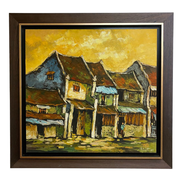 Oil On Canvas Singapore School Impressionist Signed & Dated 2005