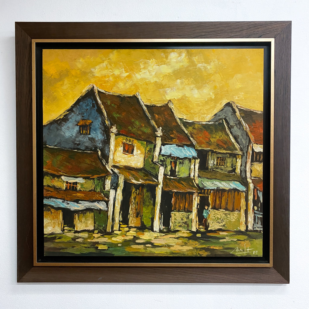 Oil On Canvas Singapore School Impressionist Signed & Dated 2005