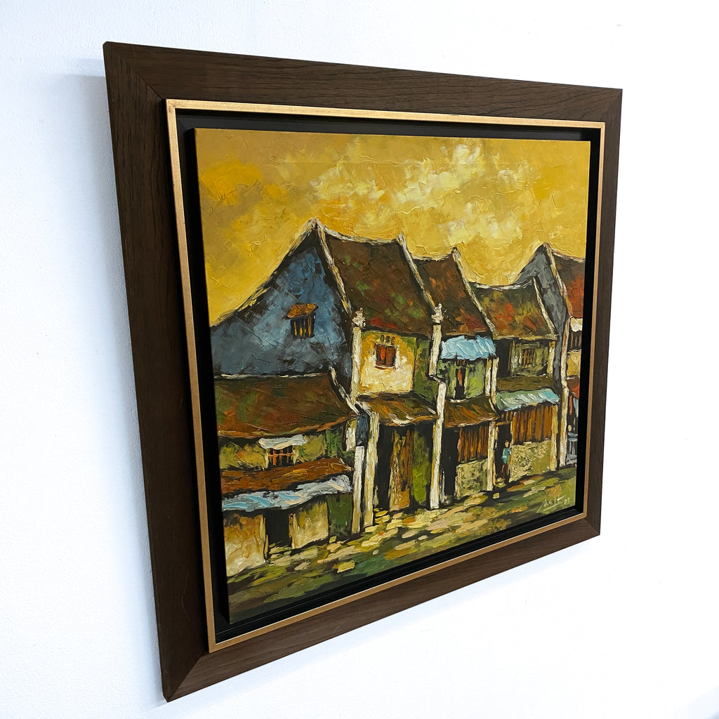 Oil On Canvas Singapore School Impressionist Signed & Dated 2005