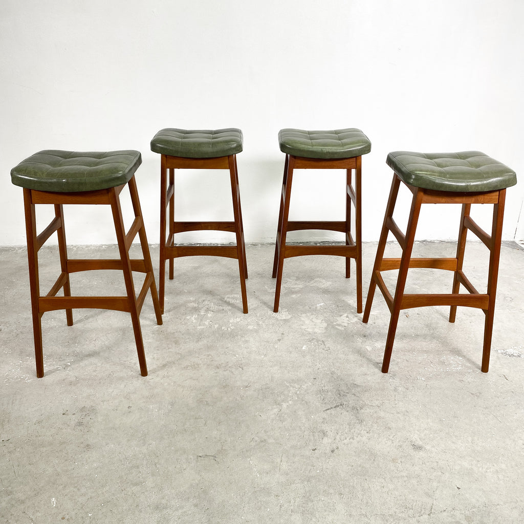 Original Mid Century TH Brown Stools