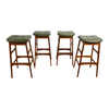 Original Mid Century TH Brown Stools