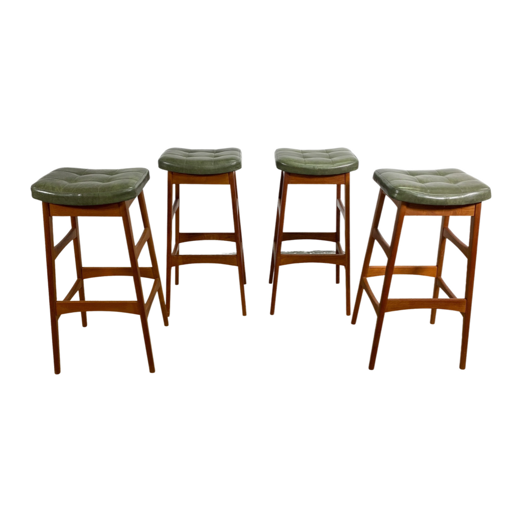 Original Mid Century TH Brown Stools