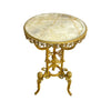 Ornate French Antique Onyx Top Table For Jardiniere Or Plant Stand