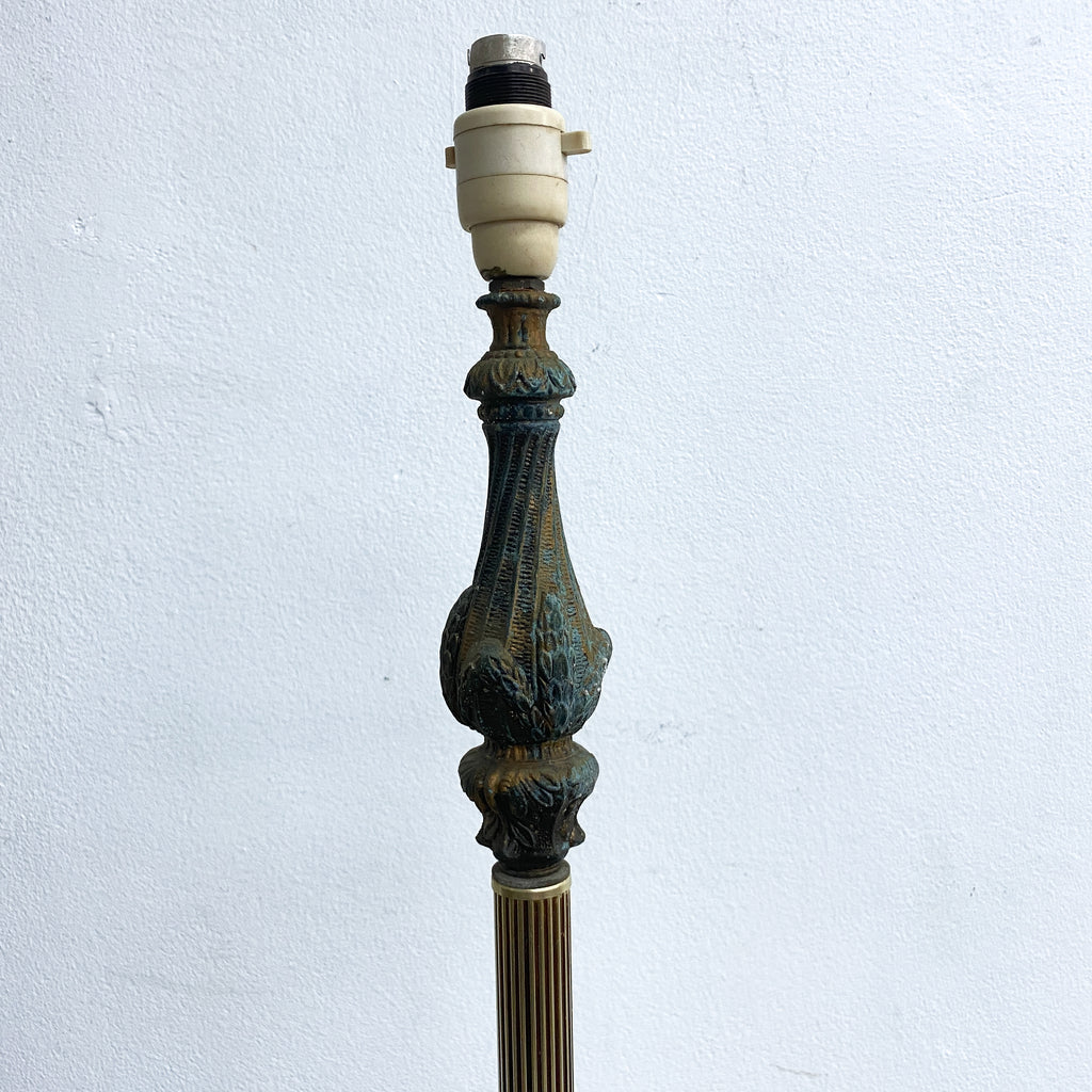 Vintage Ornate Claw Feet Floor Lamp