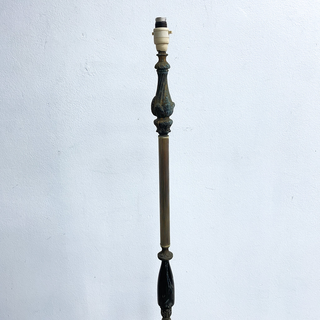 Vintage Ornate Claw Feet Floor Lamp