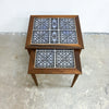 Pair Mid century Danish Brazilian Rosewood Nesting Tables