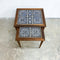Pair Mid century Danish Brazilian Rosewood Nesting Tables