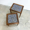 Pair Mid century Danish Brazilian Rosewood Nesting Tables