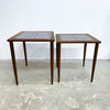 Pair Mid century Danish Brazilian Rosewood Nesting Tables