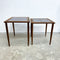 Pair Mid century Danish Brazilian Rosewood Nesting Tables