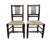 Pair Of Antique Chair With Woven Seagrass Seats