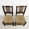 Pair Of Antique Rush Seated Chairs