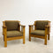 Pair Of Art Deco Maple Armchairs