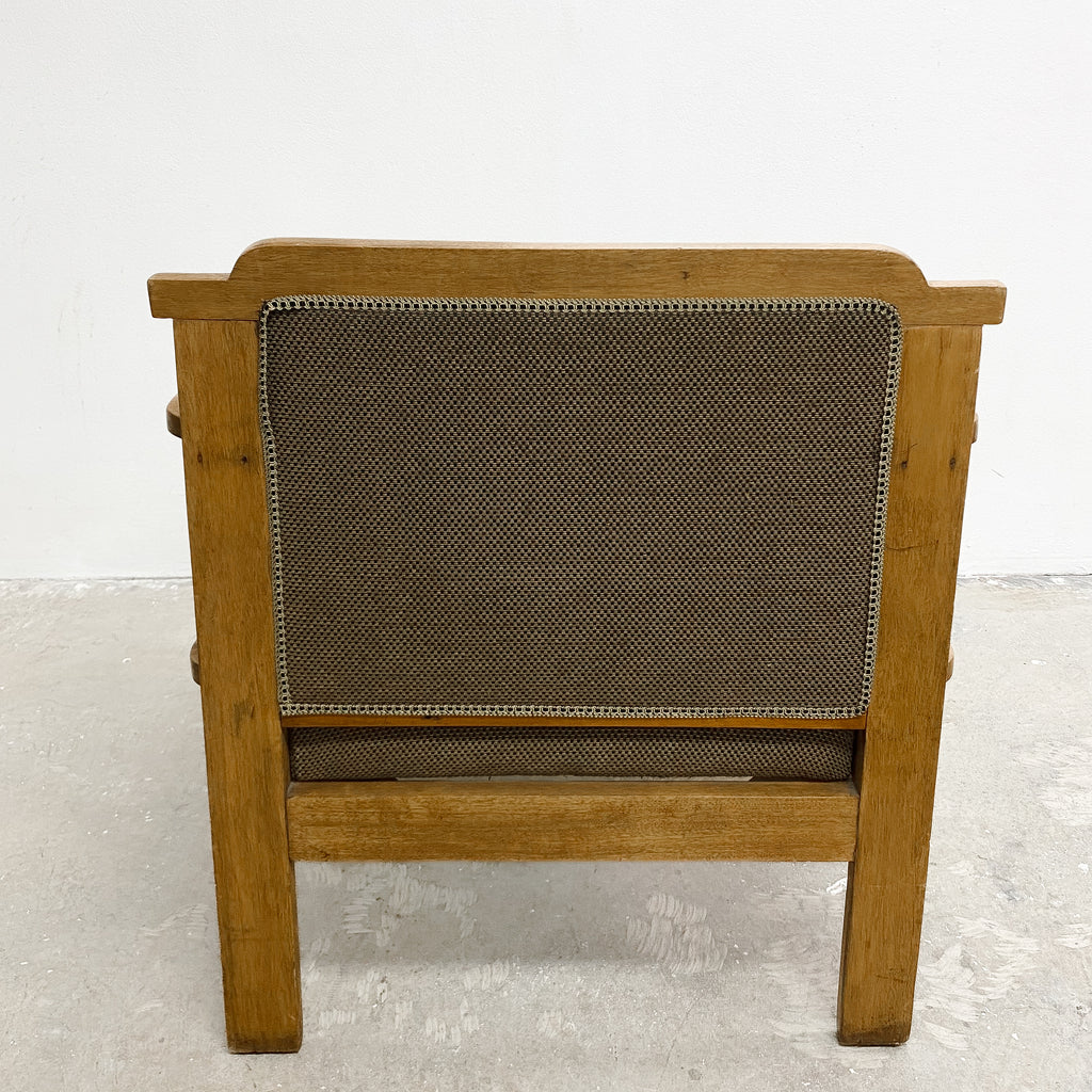 Pair Of Art Deco Maple Armchairs
