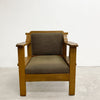 Pair Of Art Deco Maple Armchairs