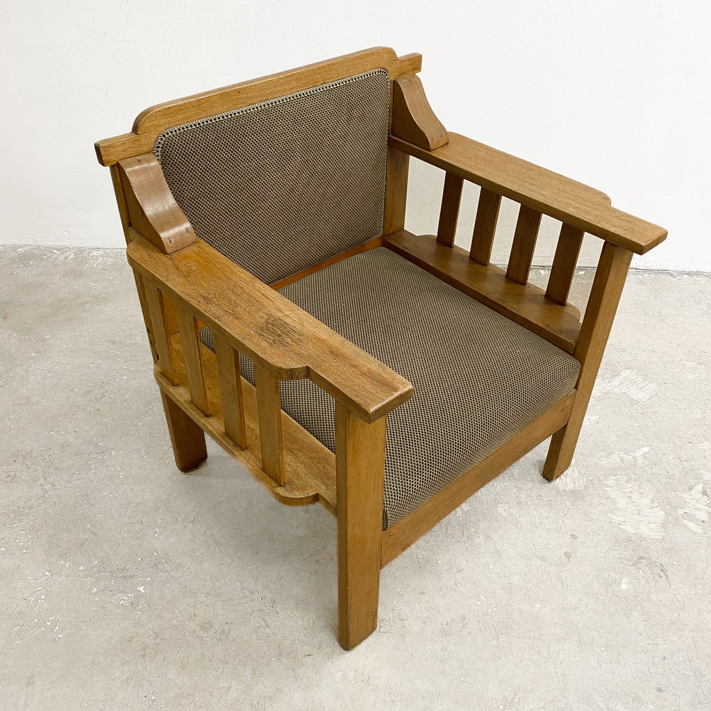 Pair Of Art Deco Maple Armchairs