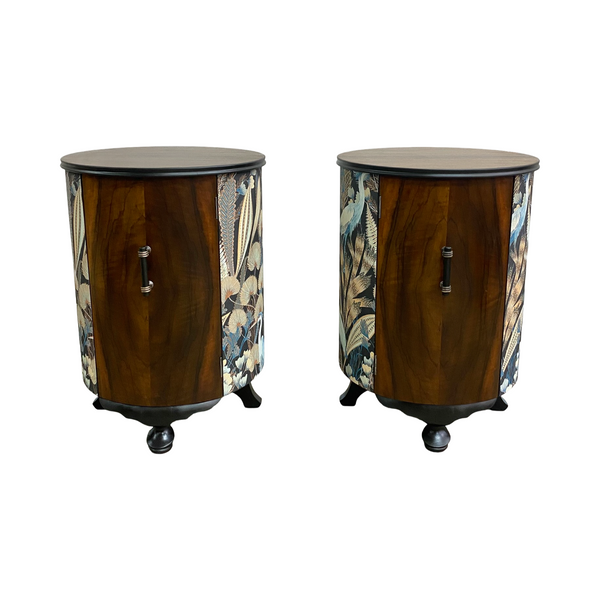 Pair Of Bespoke Art Deco Style Bedside Tables