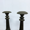 Pair Of Large Vintage Ornate Metal Candlesticks