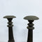 Pair Of Large Vintage Ornate Metal Candlesticks