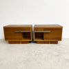 Pair Of Mid Century 1950s Bedside Tables