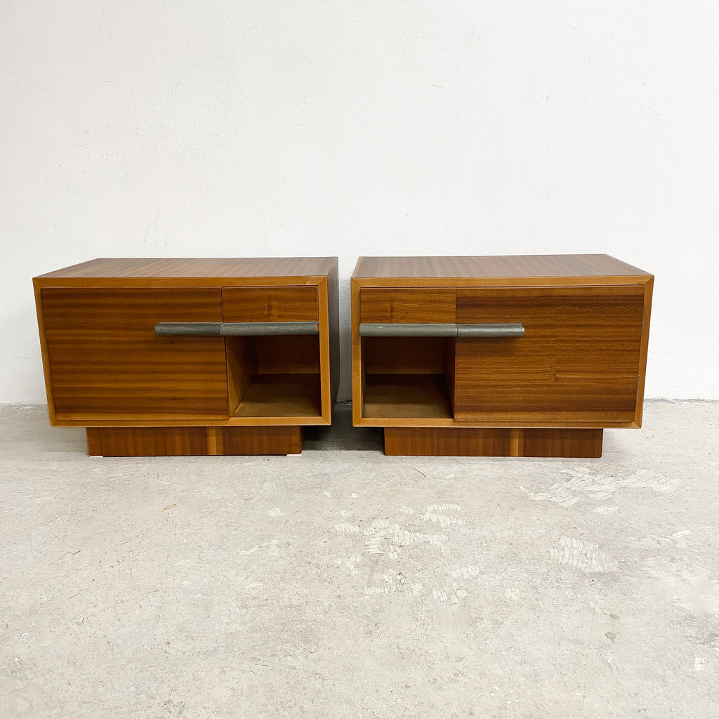 Pair Of Mid Century 1950s Bedside Tables