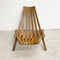 Pair Of Australian Silky Oak Folding Deck Chairs