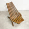 Pair Of Australian Silky Oak Folding Deck Chairs