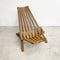 Pair Of Australian Silky Oak Folding Deck Chairs