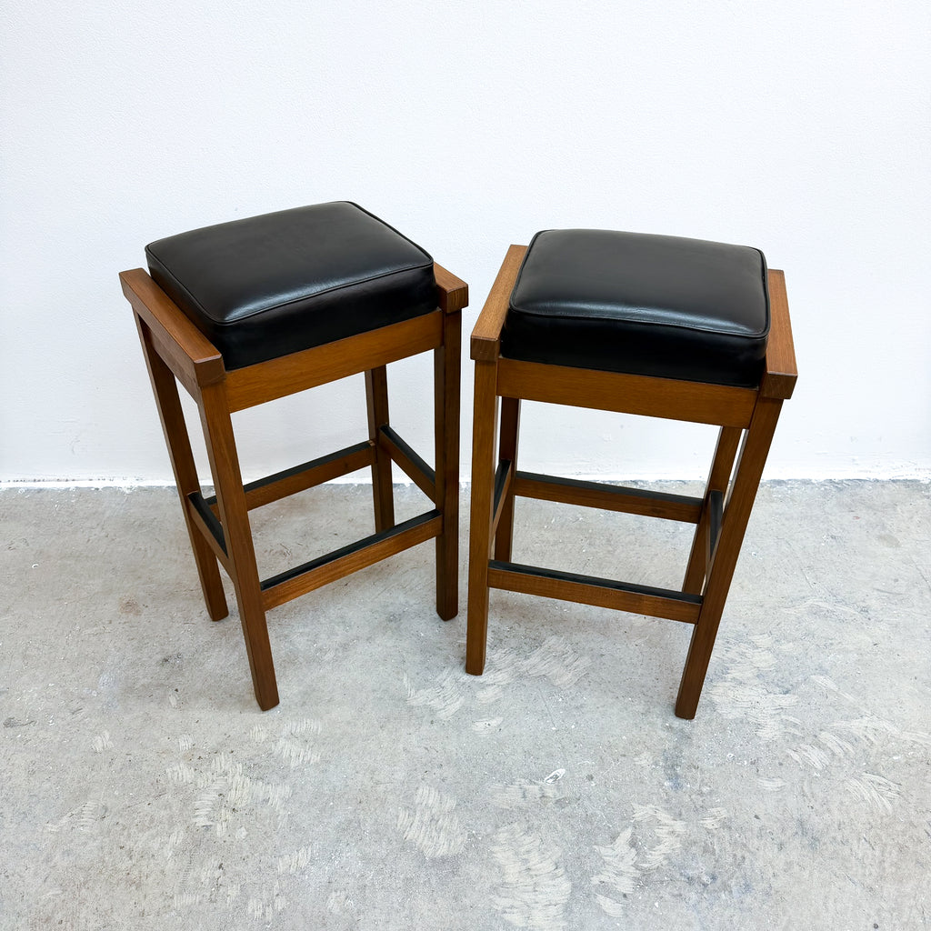 Pair Of Mid Century Bar Stools