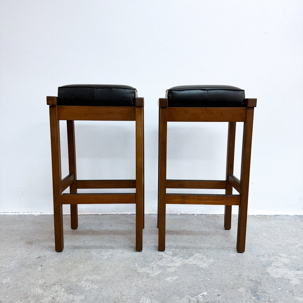 Pair Of Mid Century Bar Stools