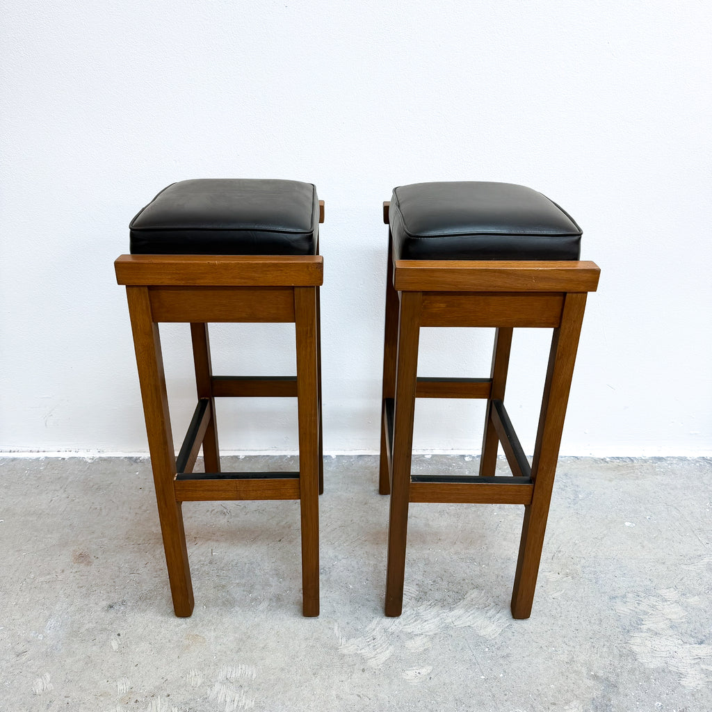 Pair Of Mid Century Bar Stools