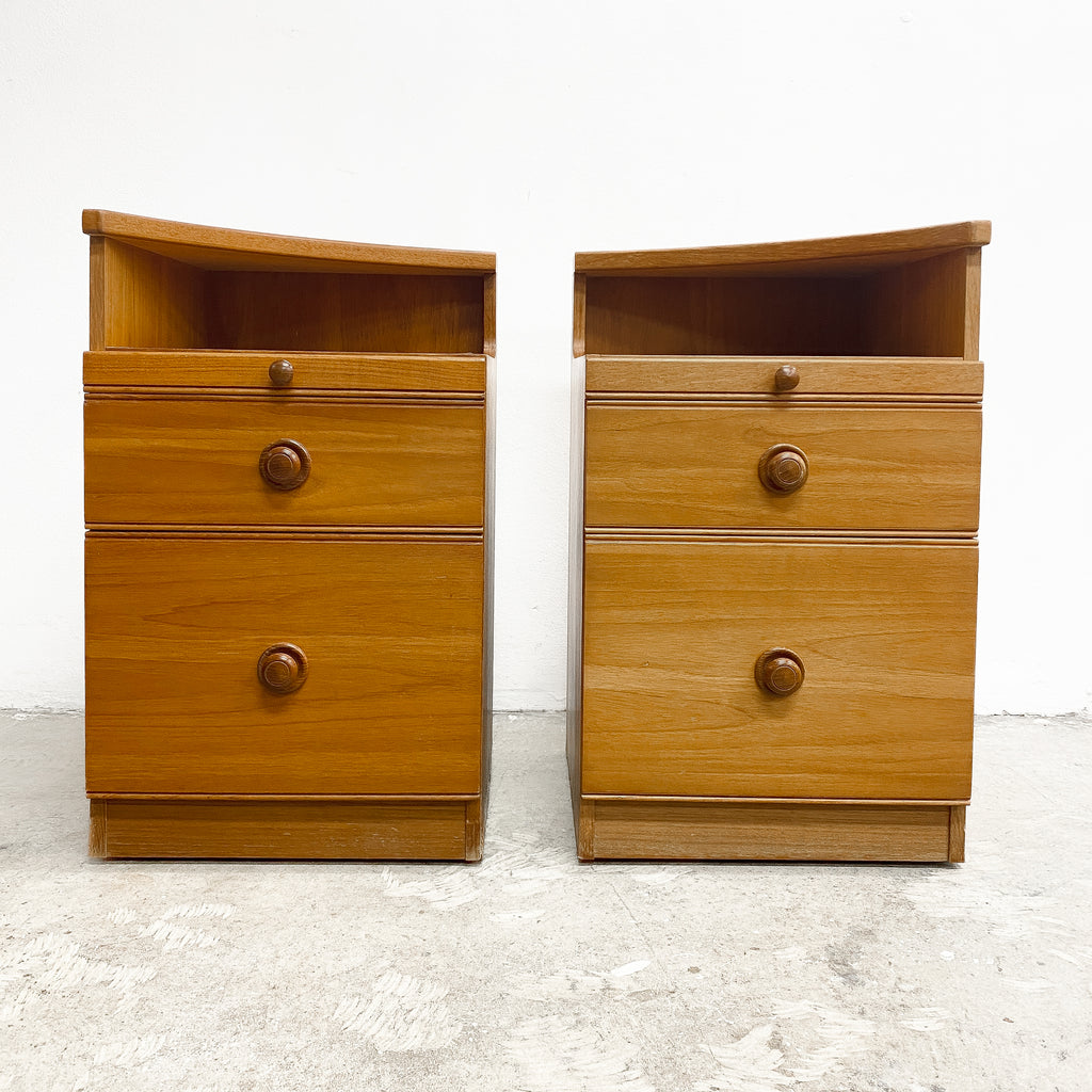 Pair Of Mid Century Chiswell Bedside Tables
