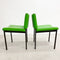 Pair Of Mid Century Electrifying Green Chairs