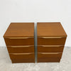 Pair Of Mid Century Macrob Bedside Chest Of Drawers