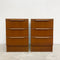 Pair Of Mid Century Macrob Bedside Chest Of Drawers
