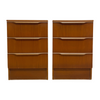 Pair Of Mid Century Macrob Bedside Chest Of Drawers