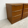 Pair Of Mid Century Macrob Bedside Chest Of Drawers