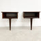 Pair Of Mid Century Modern Teak Floating Bedside Tables By Younger